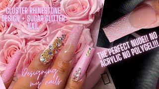 Doing my nails! Pt2 | How to make press ons look like acrylics | How to do press ons | gelx french