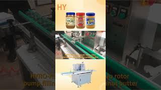 Automatic Servo Rotor Pump Filling Machin for Peanut Butter| HYRO-A100 |  #pistonfillingmachine