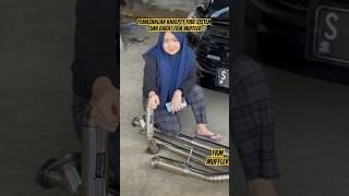 Fausi ardant Pasang knalpot full sitem frm muffler di mobil LAMOZA