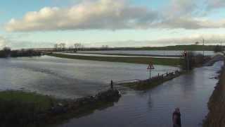 Flooding At Long Load, Somerset, England