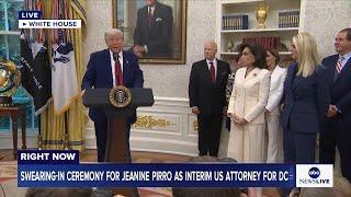 LIVE: Swearing-in ceremony for Jeanine Pirro as interim U.S. attorney for D.C.