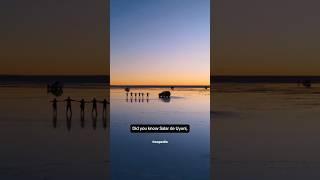 Salar De Uyuni, Bolivia Unique Fact #shorts #shortsvideo #salardeuyuni #bolivia