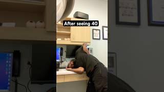 When the eye doctor sees a lot of patients