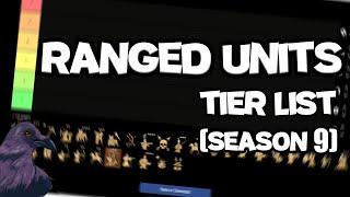 Age of empires 4 - Ranged unit tier list SEASON 9 October 2024