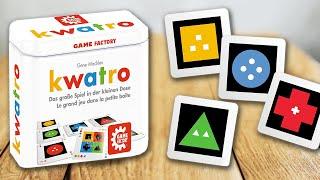 KWATRO - Spielregeln TV (Spielanleitung Deutsch) - GAME FACTORY