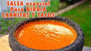 SALSA ESPECIAL PARA BIRRIA, CARNITAS Y TACOS en vivo