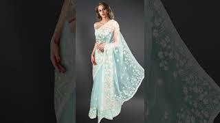 Stunning Blue Saree for Farewell | Elevate Your Style #sttylme #FarewellFashion