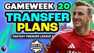 FPL GW20 MY TRANSFER PLANS! | Fantasy Premier League 2024/25