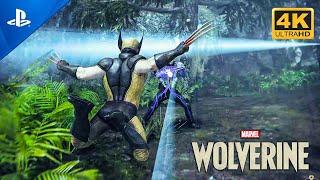 Marvels Wolverine Brutal Hack n Slash Fighting Moves Gameplay 4K 60FPS