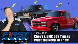 1988-98 Chevy & GMC OBS Trucks |  What To Know BEFORE Buying an OBS Truck