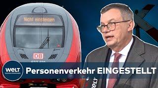 DEUTSCHE BAHN: Personenverkehr im Norden und Teilen von NRW EINGESTELLT | EILMELDUNG