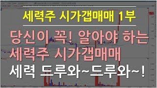 세력주 시가갭매매1부 주식하면서 당신이 꼭 알아야 하는 매매방법~!![JJ리더]