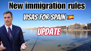 visas for Spain️new immigration rules for Spain 