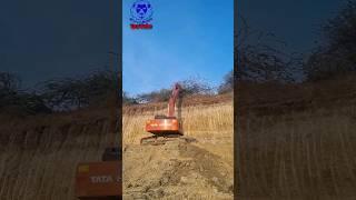 biggest Hitachi &️ Jcb full pawar excavator machine #youtubeshorts #machine #excavator