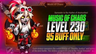 Music Of Chaos Level 230 | 95 Buff only? | Hero Wars | Best Team