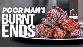 THE POOR MAN'S BURNT ENDS (HACK FOR MAKING INSANE BBQ AT HOME!) | SAM THE COOKING GUY