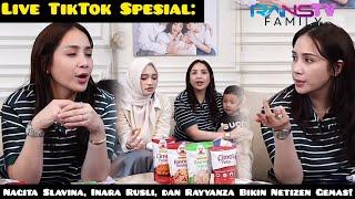  Live TikTok Spesial: Nagita Slavina, Inara Rusli, dan Rayyanza Bikin Netizen Gemas‼️