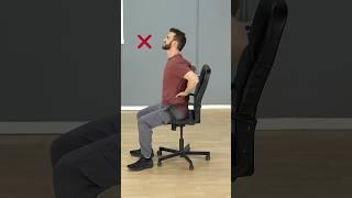 Proper Sitting Posture (Spinal Alignment) #posturematters #sedentarylifestyle #sitting #posture