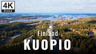 4K drone video and travel vlog on Kuopio, city of Finland  | Travel guide