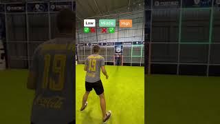 3 levels for chest control training session #football #soccer #footbot