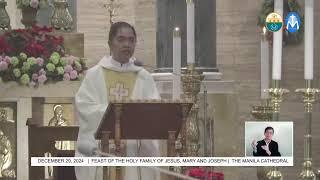 Sunday Mass at the Manila Cathedral - December 29, 2024 (10:00am)