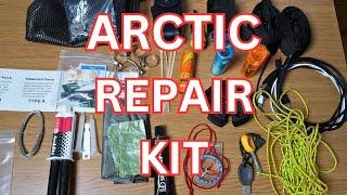 What is in my skiing wild camping expedition repair kit