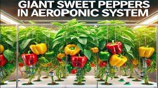 Unbelievable Sweet Palermo Peppers Grown in Aeroponics!  Giant Harvest Revealed! #aeroponics