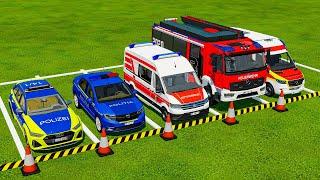 TRANSPORTING MEGA HONDA MOTORs & BIG CUCUMBERs with FLATBED TRAILER & CAT LOADERS!! FS22