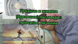 Урчание в животе (бурление) после еды: причины, лечение