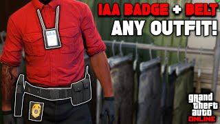 *NEW* How To Get The IAA Badge & Belt On Any Outfit In GTA 5 Online!