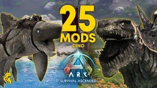 TOP 25 MOST POPULAR DINO MODS! | ARK: Survival Ascended