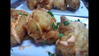 Bahamian Conch Fritters| How to make CONCHY Fritters| step by step