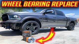 How To Change RAM 1500 Front Wheel Bearings
