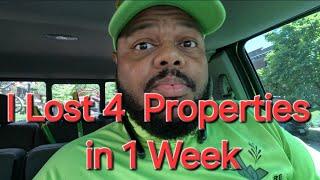 I lost 4 properties in 1 week #lawncare #mowing #cuttinggrass