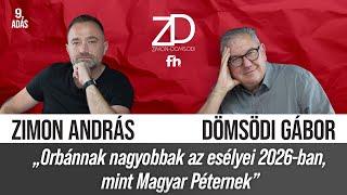 Zimon és Dömsödi / 9. Adás: „Orbánnak nagyobbak az esélyei 2026-ban, mint Magyar Péternek”