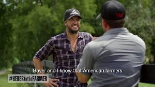 Bayer & Luke Bryan Toast #HeresToTheFarmer