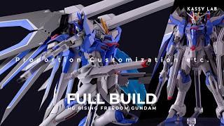 HG RISING FREEDOM | Full Build | Gunpla Custom