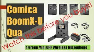 Comica BoomX U Qua Wireless UHF Microphone 2024