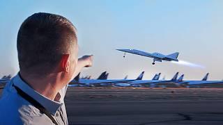 Filming a Supersonic Test Plane (Boom Supersonic)