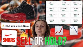 NOT AN EASY COP! SELL OR HOLD AIR JORDAN 12 "FLU GAME" 2025! (Resell Prediction + Stock Numbers)