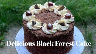 The most delicious and easy Black Forest Cake