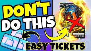 DON'T WASTE CARDS, EASY SHOP TICKETS & EVENT PSA!!! [Pokemon TCG Pocket]