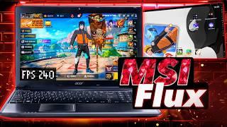INCREIBLE!! MSI FLUX Nuevo EMULADOR OPTIMIZADO para PC GAMA BAJA, MEDIA Y ALTA Free Fire PC
