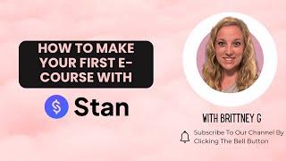 How to Make Your first E-Course!