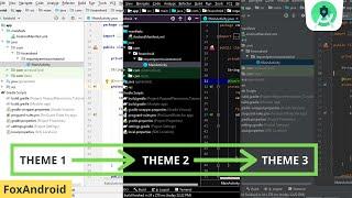 How to change the Android Studio theme || Android Studio tutorial || FoxAndroid ||