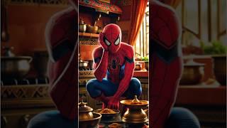 Spiderman Ko Diya Super Girl Ney Zor Ka Jhatka #spiderman #ai #shorts