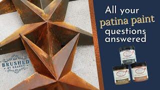 Patina Paint will transform these plain stars into a beautiful rust!