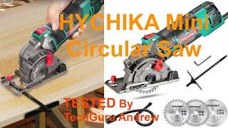 HYCHIKA Electric Mini Circular Saw 500W