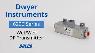 Dwyer Instruments 629C Series, Wet/Wet DP Transmitter