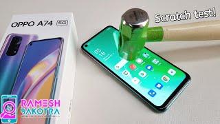 Oppo A74 Screen Scratch Test